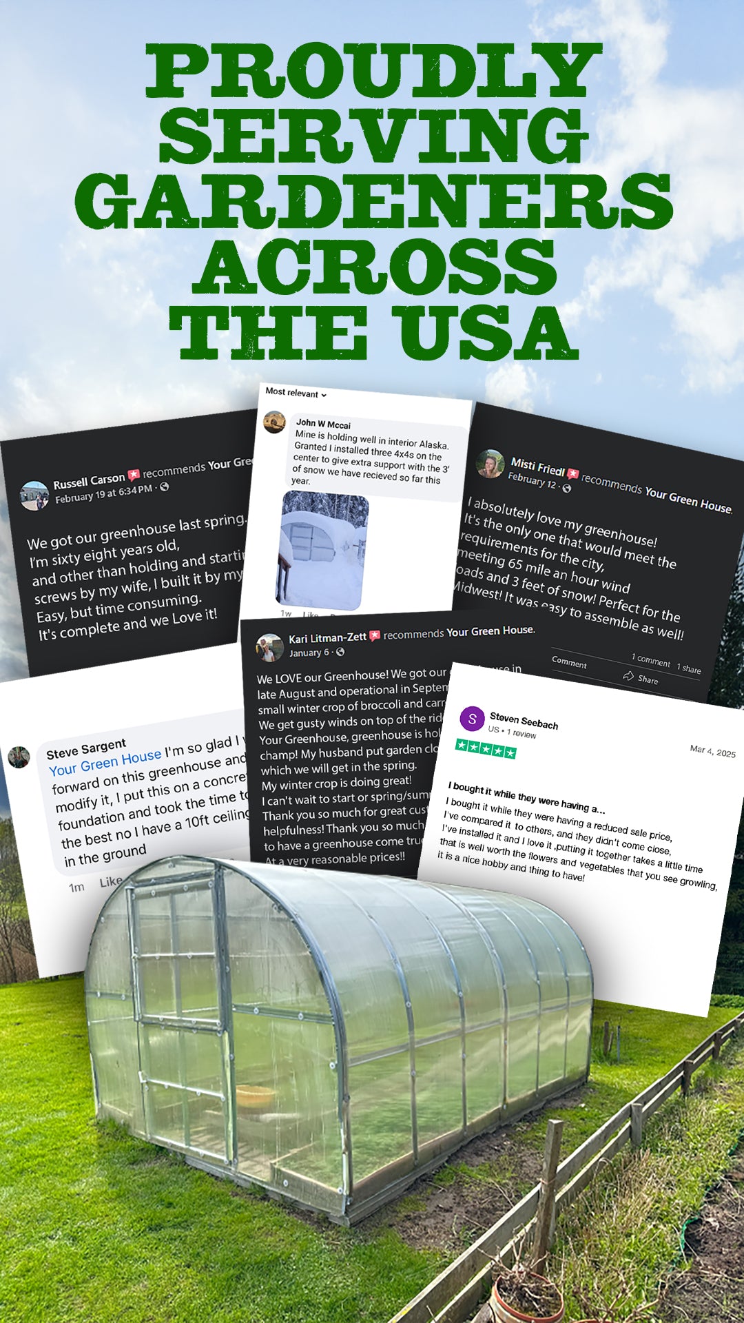 Greenhouse for sale