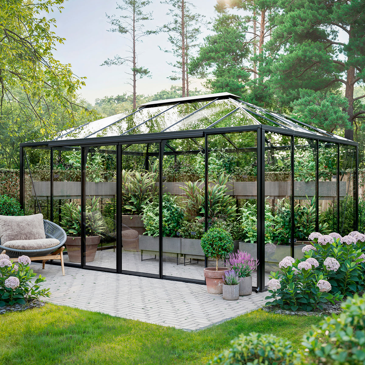 Scandiglas Pyramid Greenhouse Main