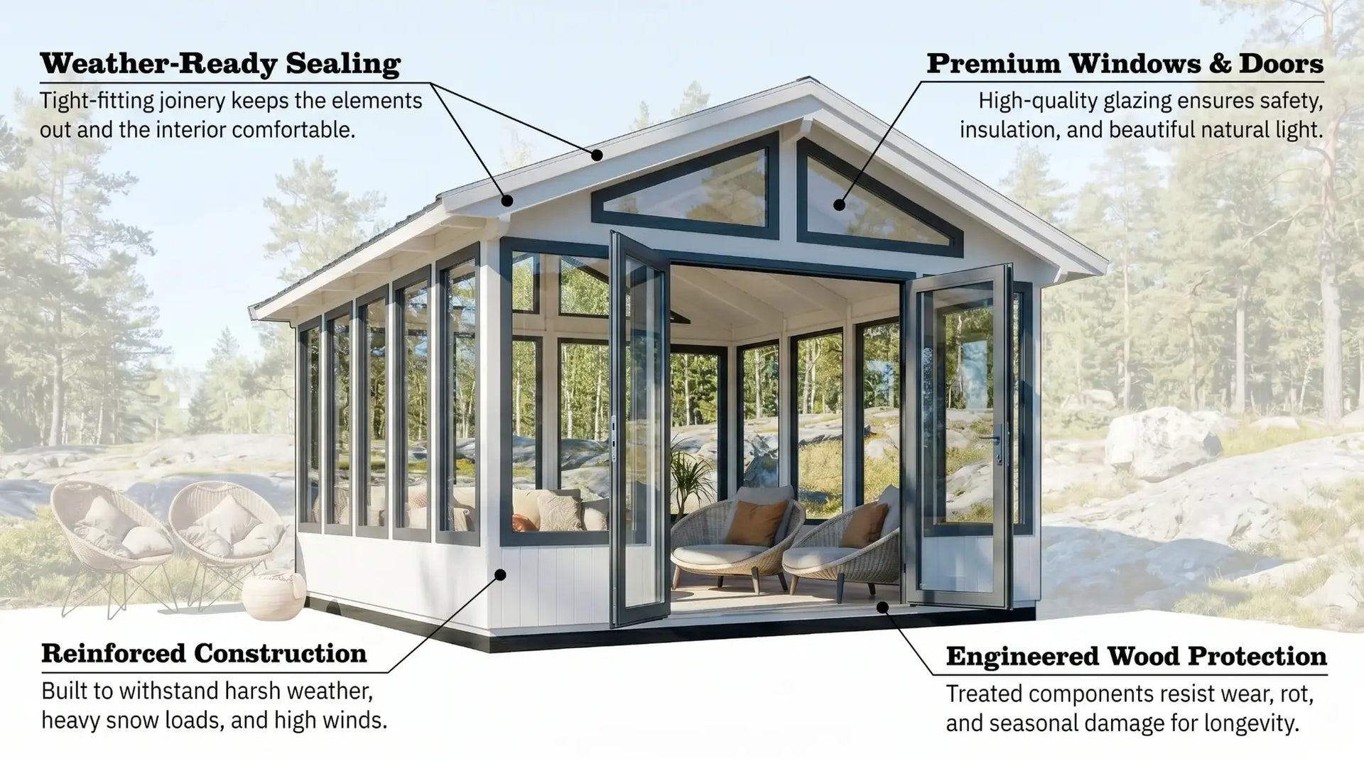DETAILS THAT SET GARDEN HOUSES APART