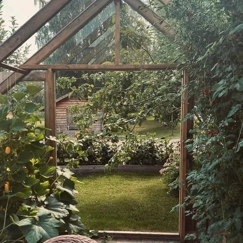 A Nordwood glass room in an owner's garden