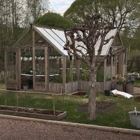 A Nordwood glass room in an owner's garden