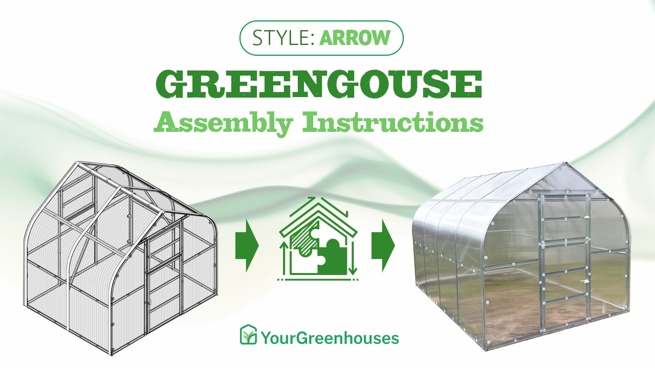 Load video: Your Greenhouses Arrow greenhouse assembly video