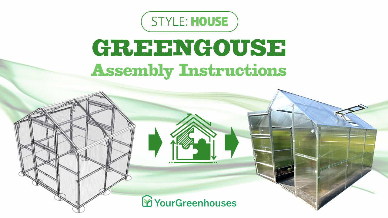 Load video: Your Greenhouses house greenhouse assembly video