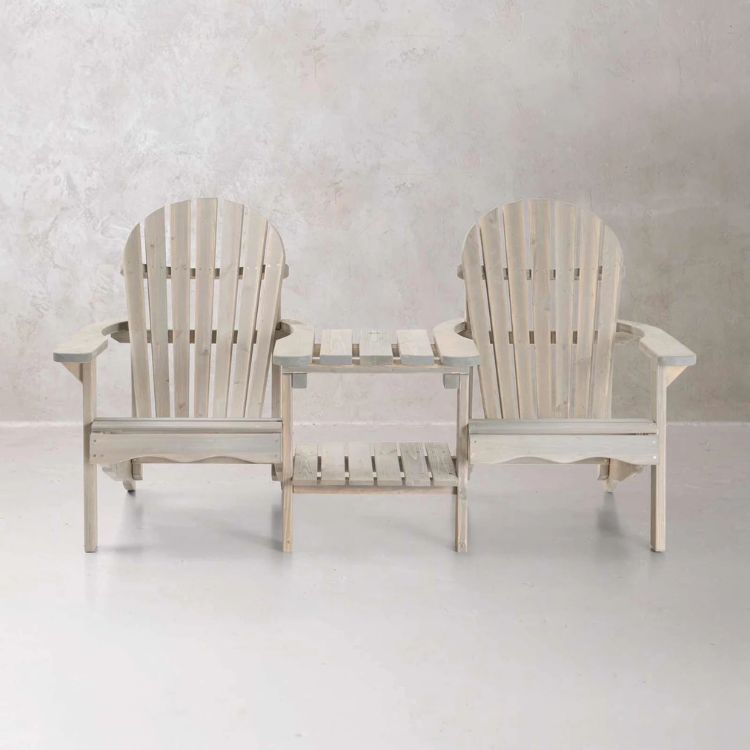 Amata Nordwood Adirondack Double Chair
