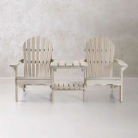 Amata Nordwood Adirondack Double Chair