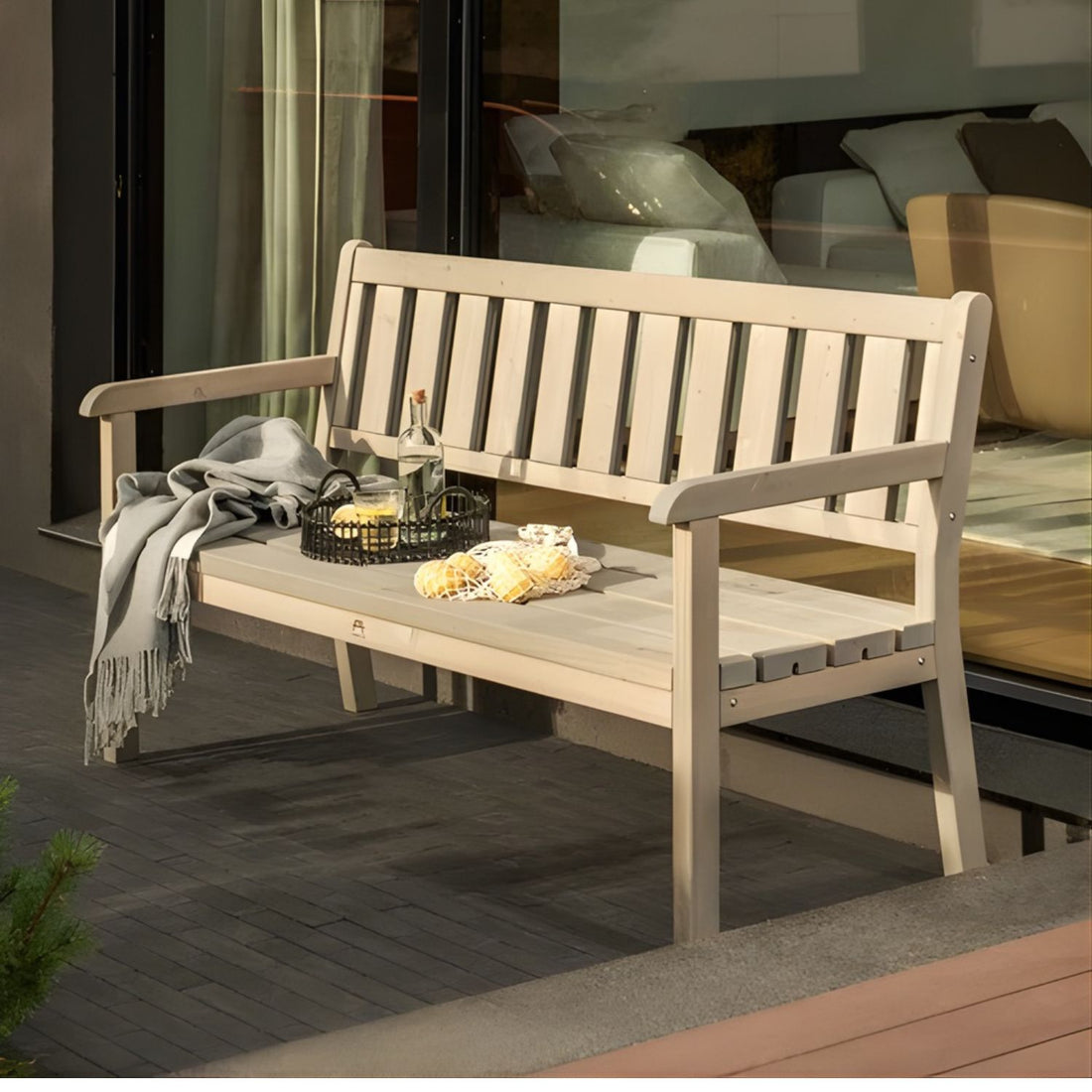 Amata Nordwood Three seat Garden Bench