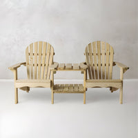 Amata Nordwood Adirondack Double Chair
