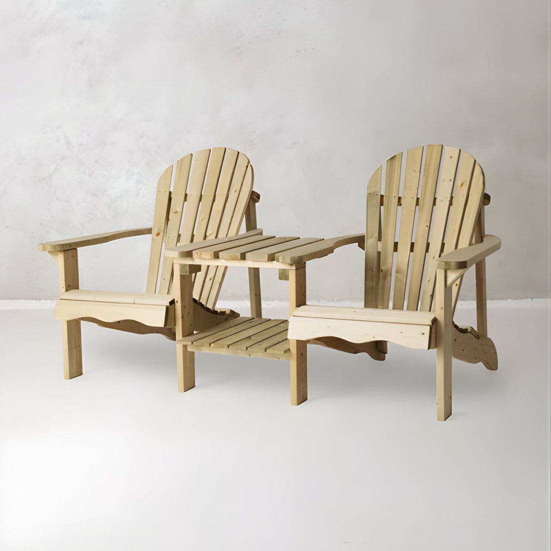 Amata Nordwood Adirondack Double Chair