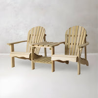Amata Nordwood Adirondack Double Chair