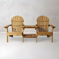 Amata Nordwood Adirondack Double Chair