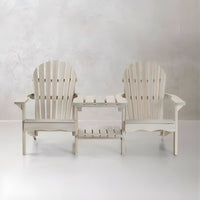 Amata Nordwood Adirondack Double Chair