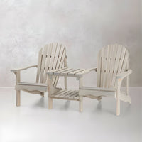 Amata Nordwood Adirondack Double Chair