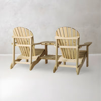 Amata Nordwood Adirondack Double Chair