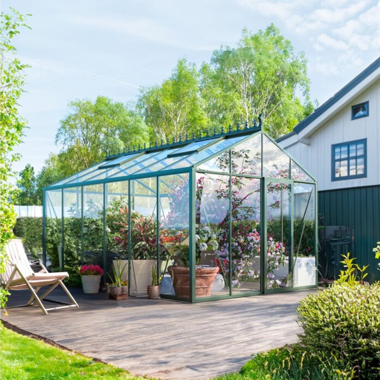 Scandiglas greenhouse yourgreenhouses inc