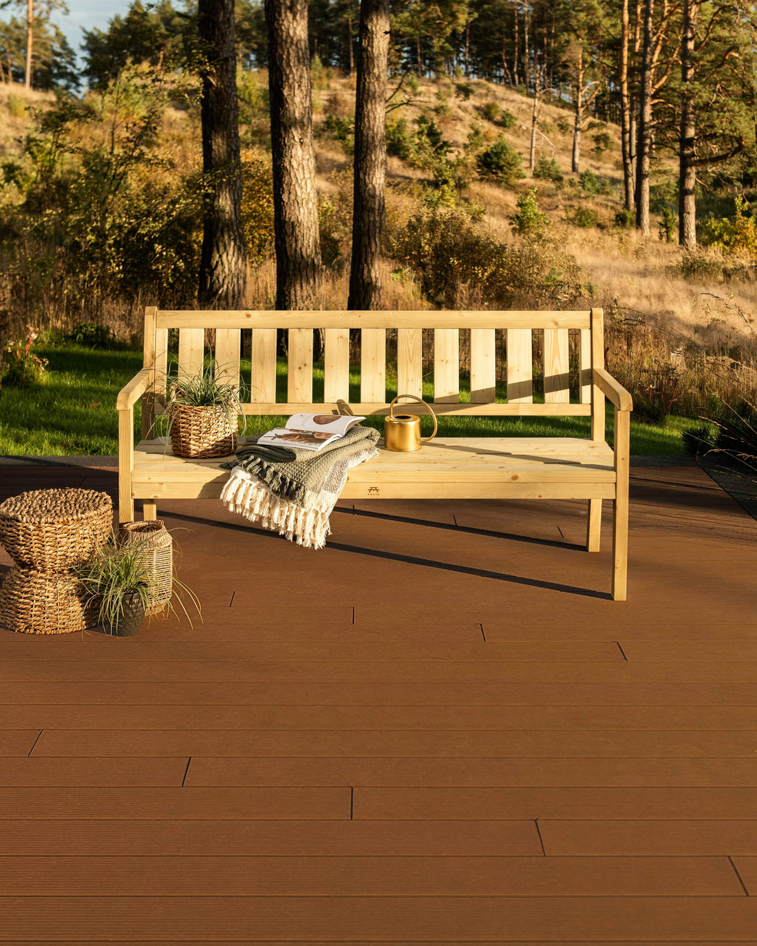 Amata Nordwood Three seat Garden Bench