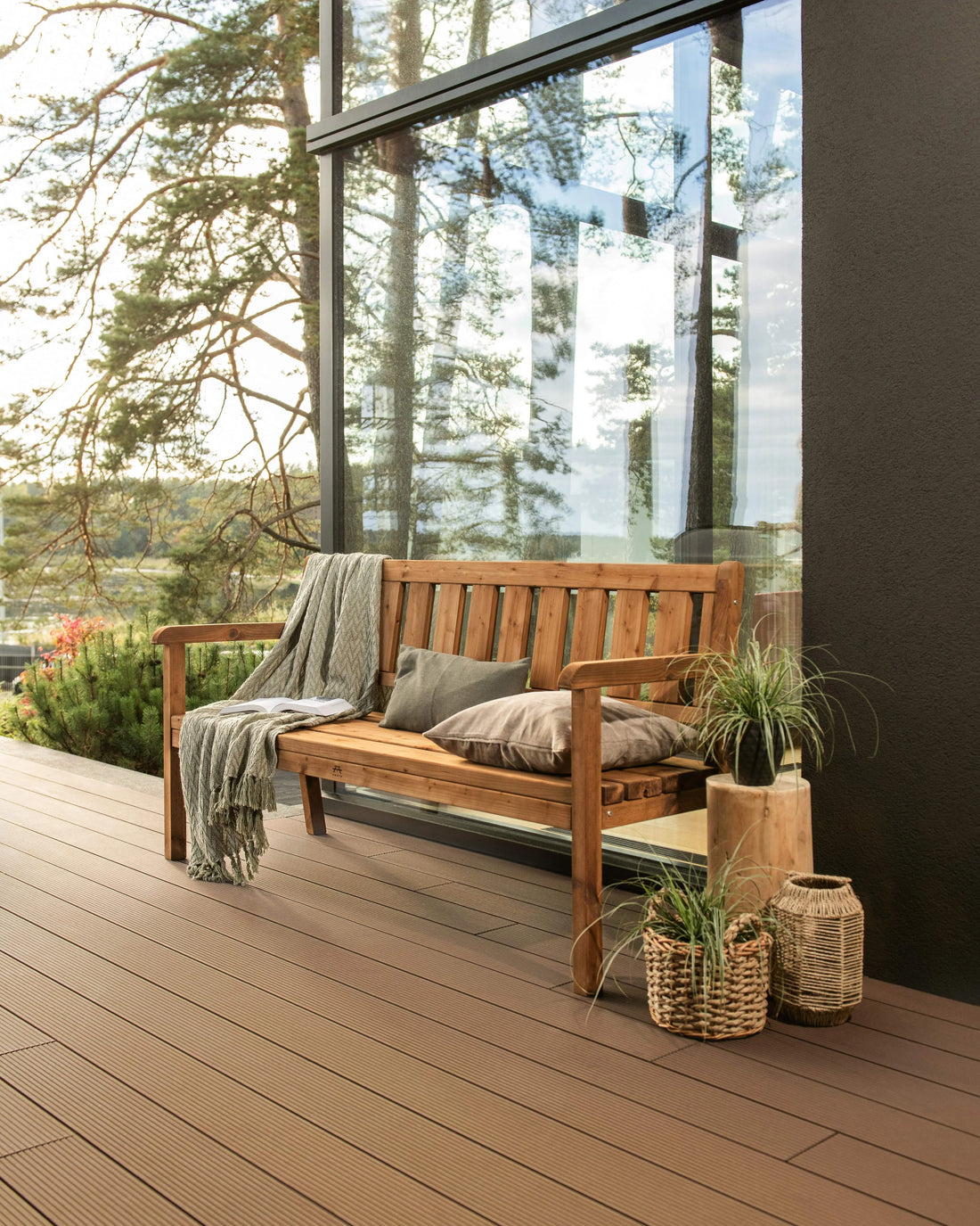 Amata Nordwood Three seat Garden Bench