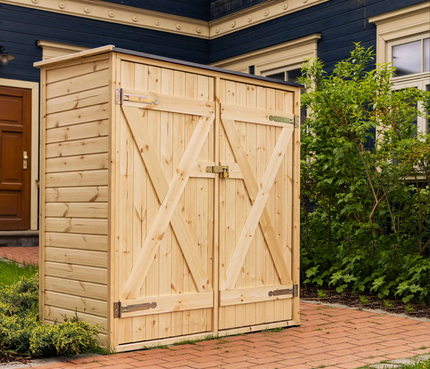 Garden Shed with Shelving System