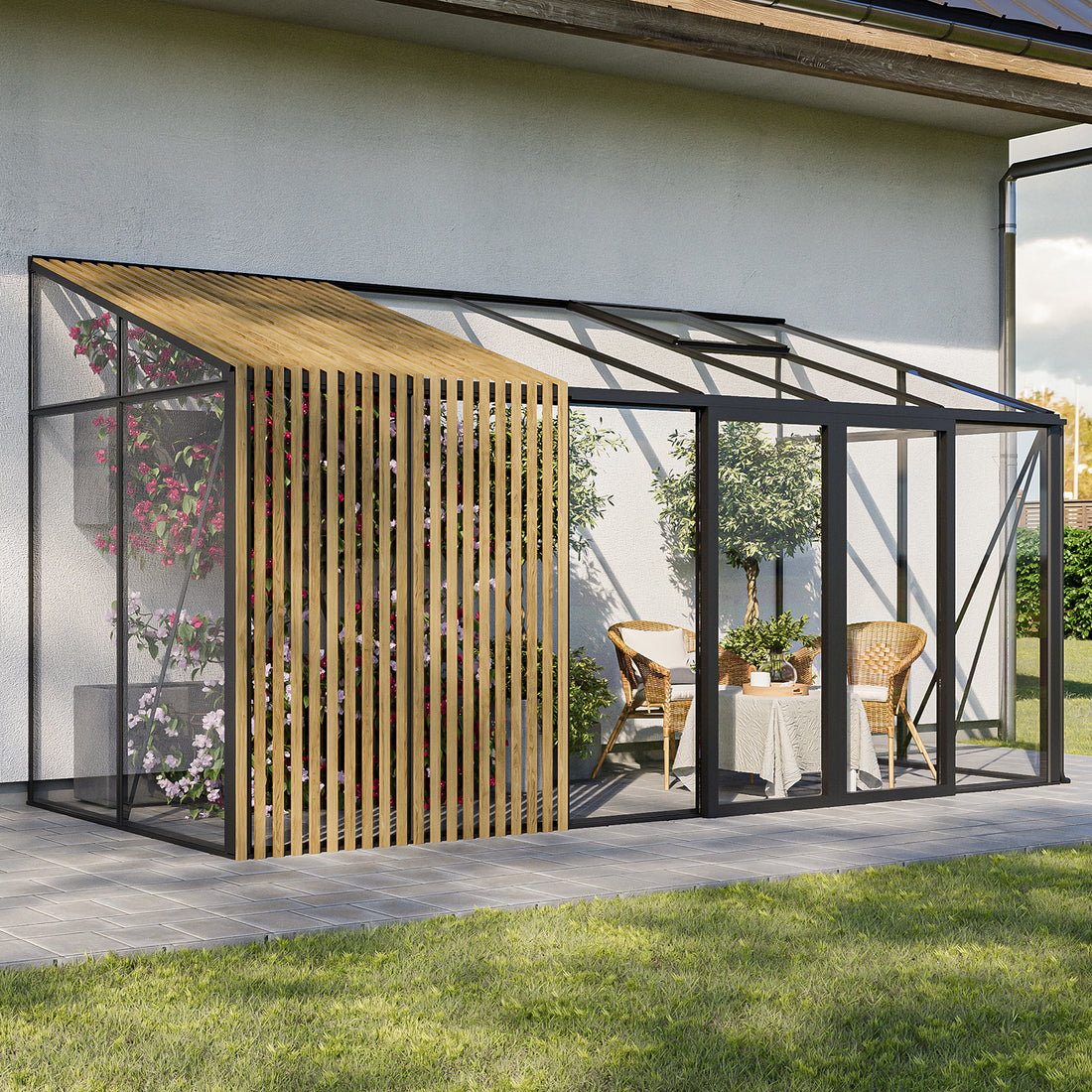 Lean-to with accoya fusion