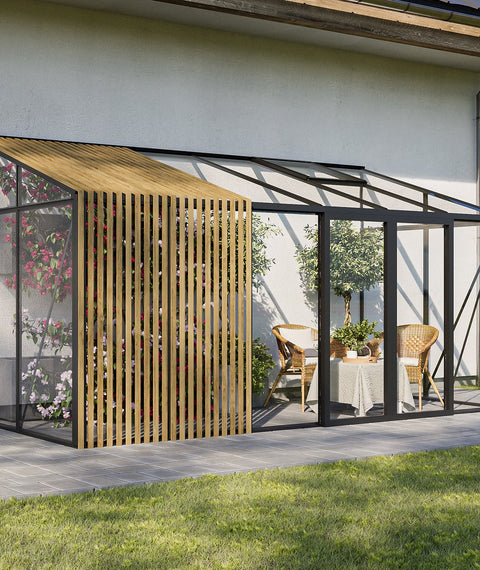 Scandiglas Lean-To Greenhouse