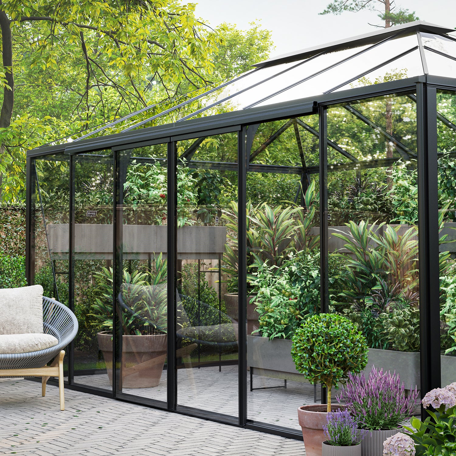 Scandiglas Pyramid Greenhouse