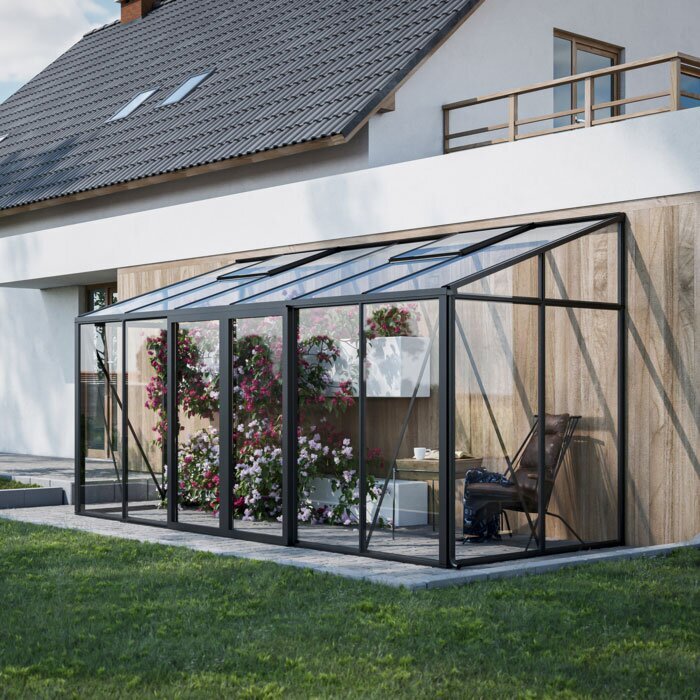 Scandiglas Lean-To Greenhouse