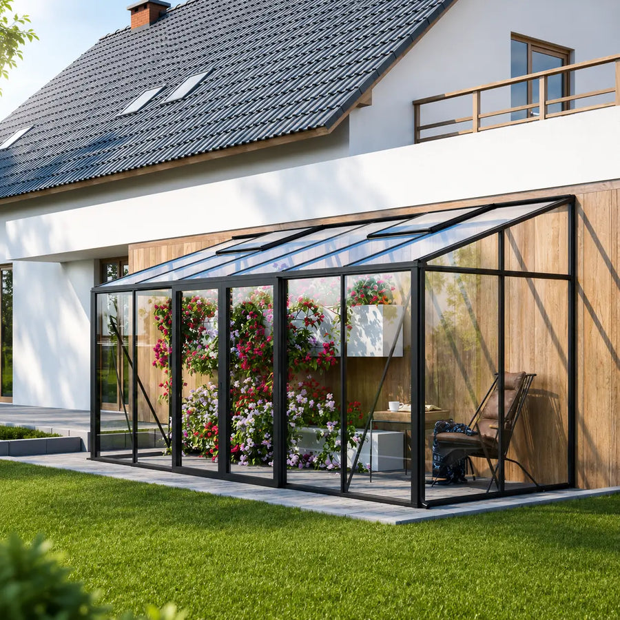 glass greenhouses