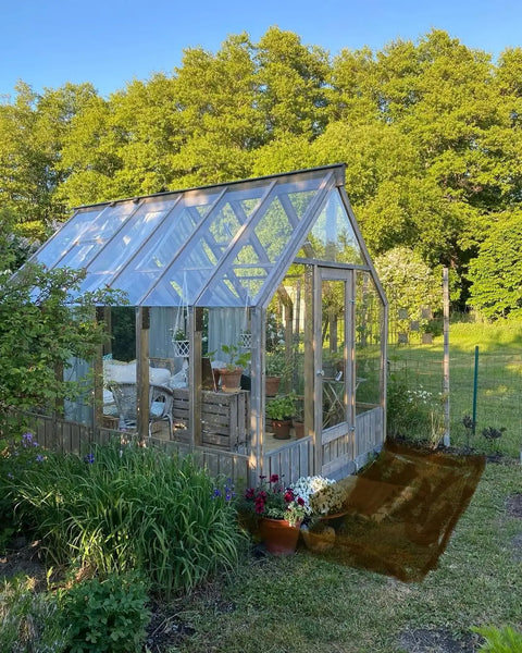 A Nordwood glass room in an owner's garden