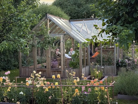 A Nordwood glass room in an owner's garden
