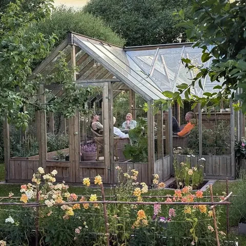 A Nordwood glass room in an owner's garden