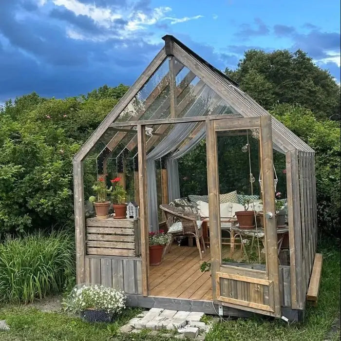 A reading corner in the garden