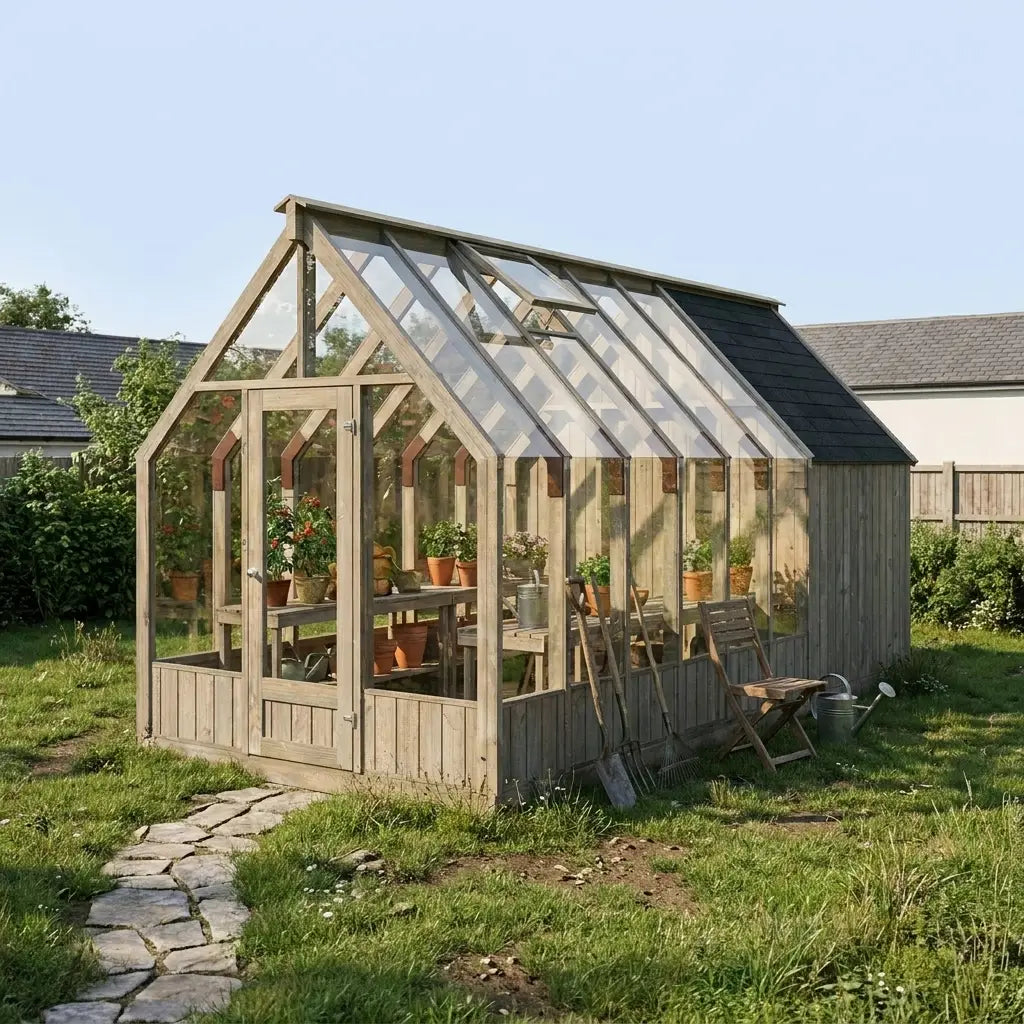 Nordwood Arrow With Greenhouse Shed
