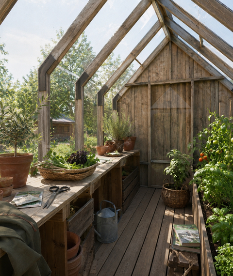 Nordwood Arrow Greenhouse With Shed