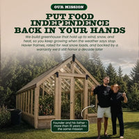 Nordwood Arrow Greenhouse With Shed