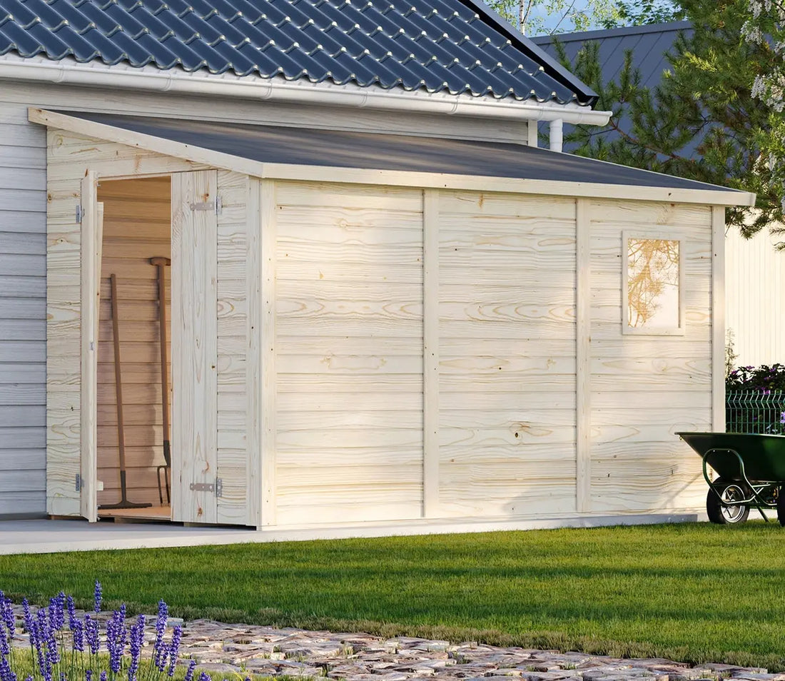 Lean-To Plus Garden Shed