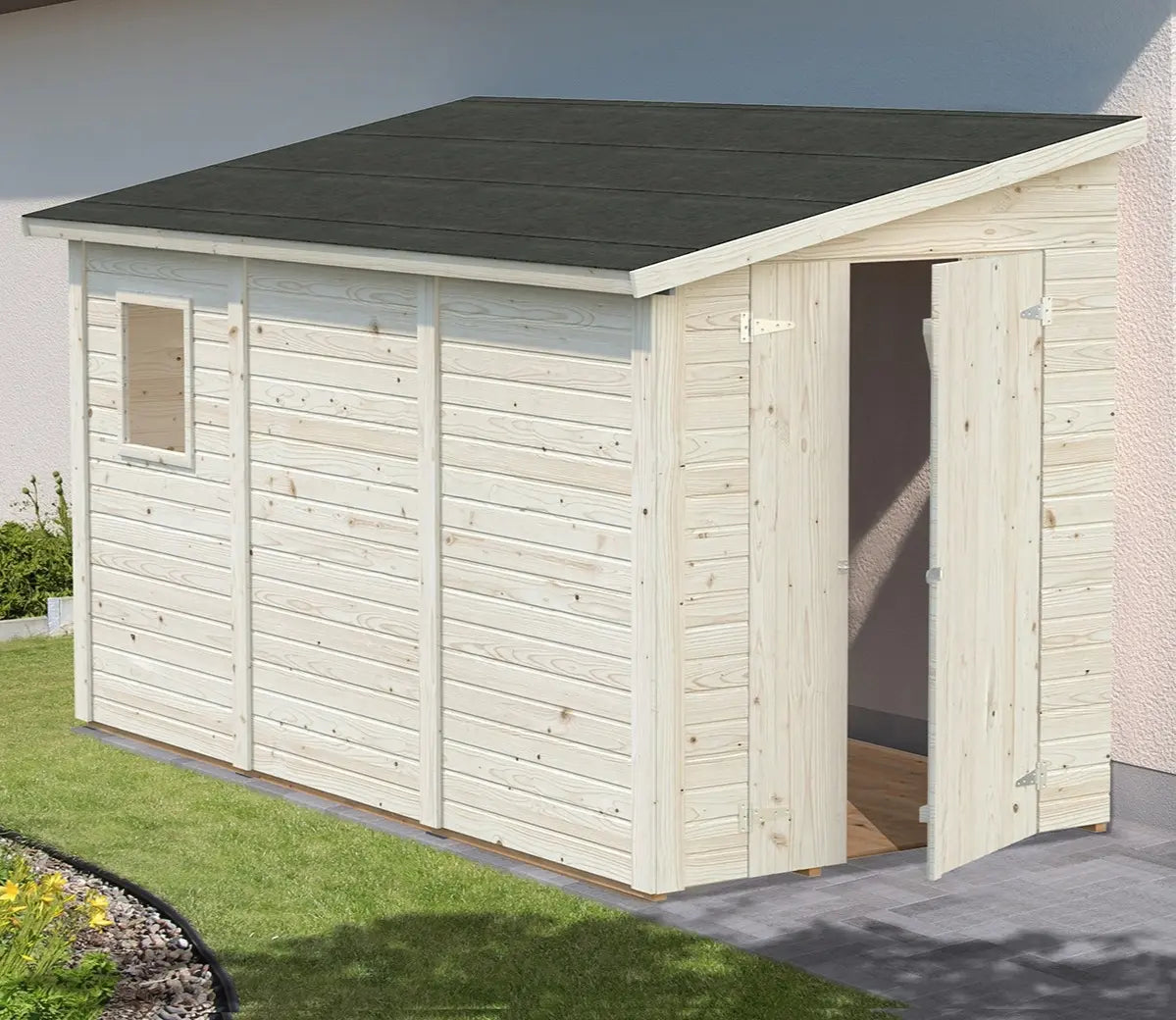 Lean-To Plus Garden Shed