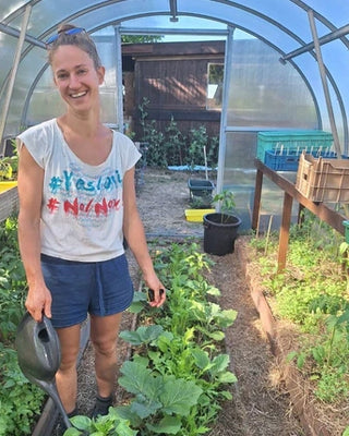 Misti F. greenhouse photo