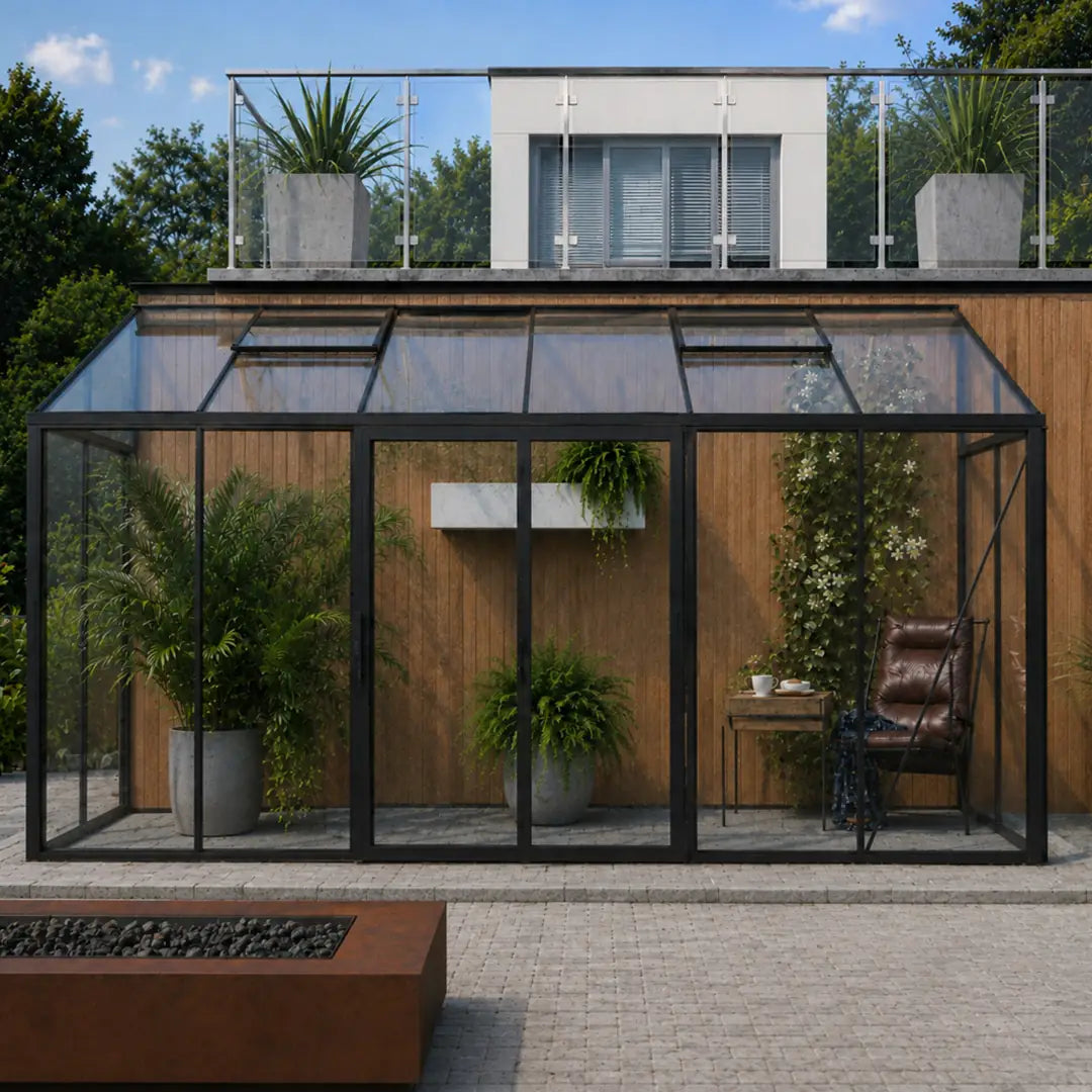 Scandiglas Lean-To Greenhouse
