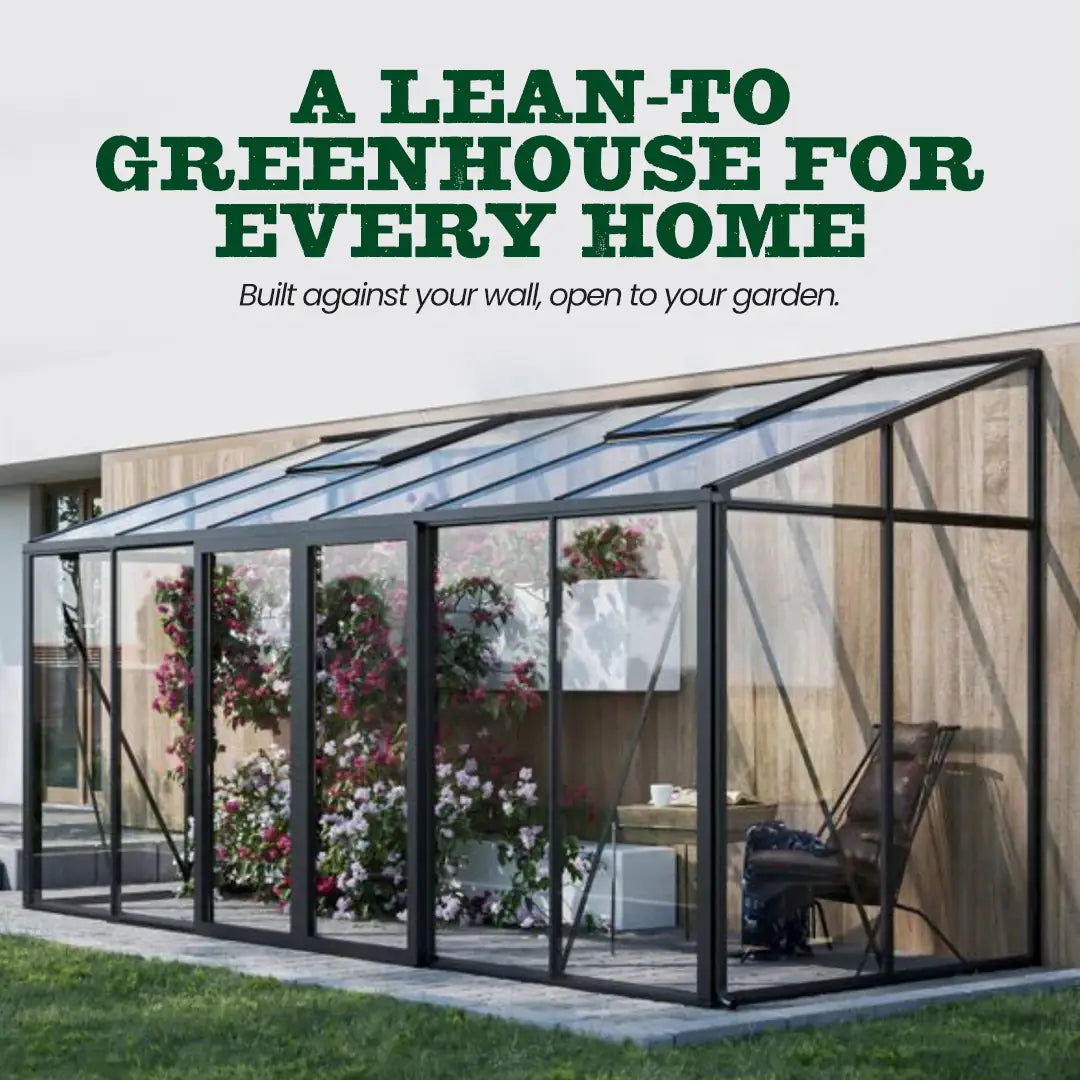 Scandiglas Lean-To Greenhouse