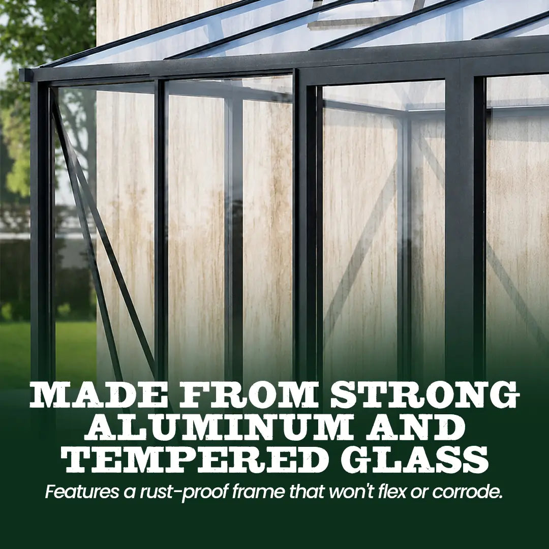 Scandiglas Lean-To Greenhouse
